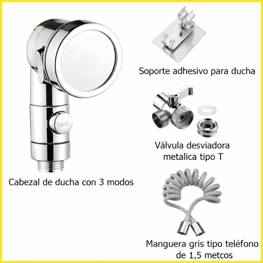 Extensor modelo ducha para lavamanos de baño