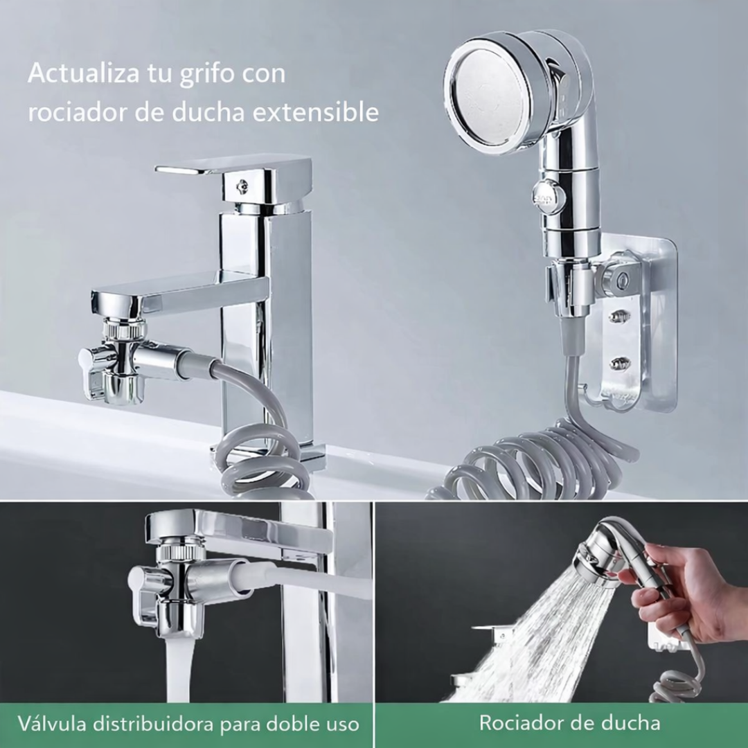 Extensor modelo ducha para lavamanos de baño